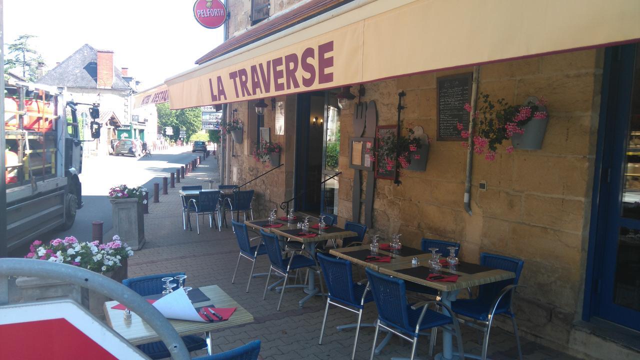 Hotel Restaurant La Traverse Cénac-et-Saint-Julien Exteriör bild
